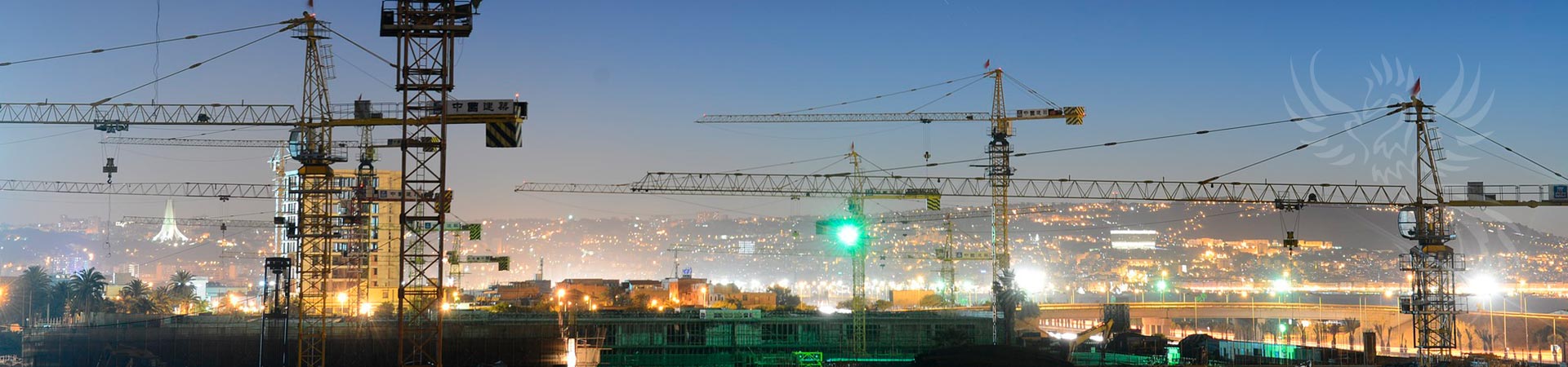 cranes with ske logo